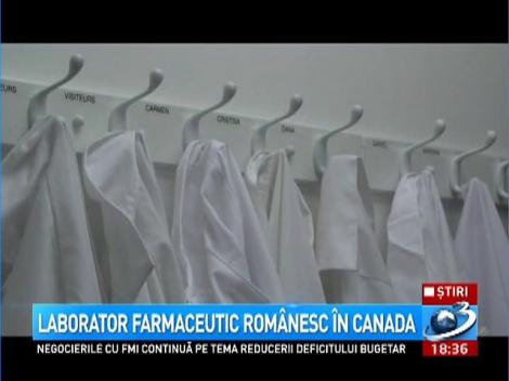 Laborator farmaceutic rom&acirc;nesc &icirc;n Canada