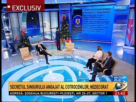 Sinteza Zilei: Singurul angajat al Cotrocenilor, nedecorat