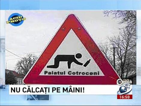 Deziluzia optică: Nu călcaţi pe mâini!