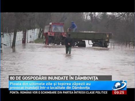 Pericol mare de inundaţii în judeţele Dâmboviţa şi Giurgiu