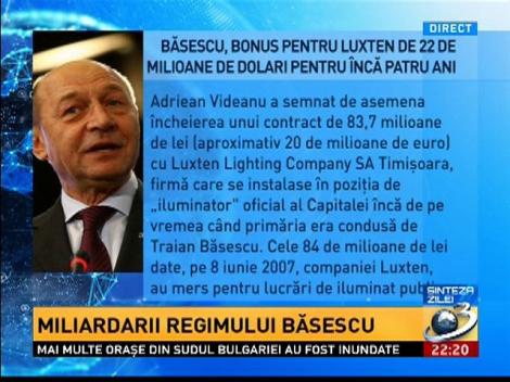 Sinteza Zilei: Miliardarii regimului Băsescu! Cum a intervenit preşedintele &icirc;n favoarea lor