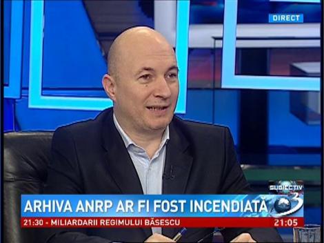Subiectiv: Arhiva ANRP ar fi fost incendiată. Vezi declaraţiile lui Mihai Răzvan Ungureanu
