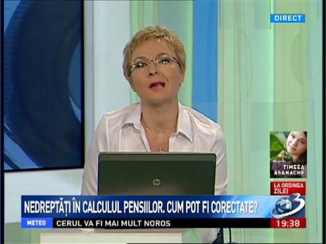 La Ordinea Zilei: Nedreptăţi în calculul pensiilor. Cum pot fi corectate?