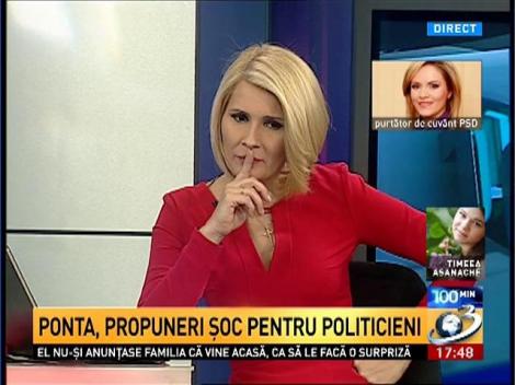 Schimb de replici între Cătălin Ivan şi Gabriela Firea pe tema separării funcţiilor politice