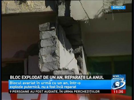 Blocul din Călăraşi avariat în urma unei explozii, anul trecut, în seara de Crăciun, nu a fost reparat. Locatar: Am fost plimbaţi, amânaţi şi minţiţi