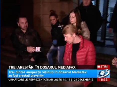 Trei arestări în dosarul Mediafax