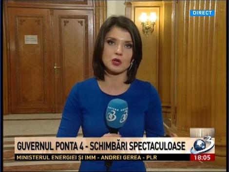 Guvernul Ponta 4 - schimbări spectaculoase