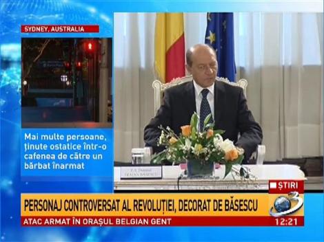 Personaj controversat al Revoluţiei, decorat de Băsescu