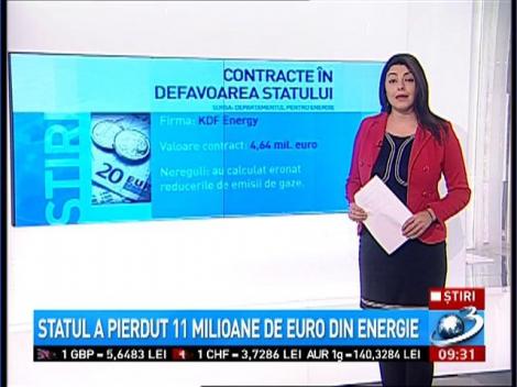 Statul pierde milioane de euro din energie