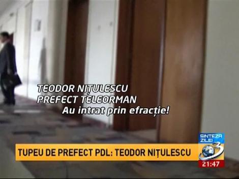 Tupeu de prefect PDL: Teodor Niţulescu