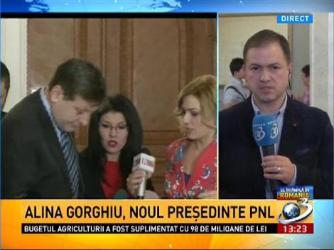Alina Gorghiu, noul preşedinte al PNL