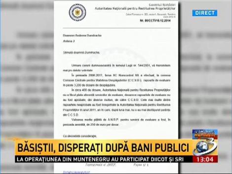 Băsiştii, disperaţi după banii publici