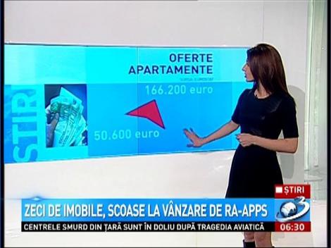 Zeci de imobile scoase la v&acirc;nzare de RAAPPS