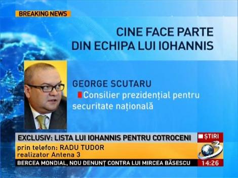 EXCLUSIV: Cine face parte din echipa lui Iohannis