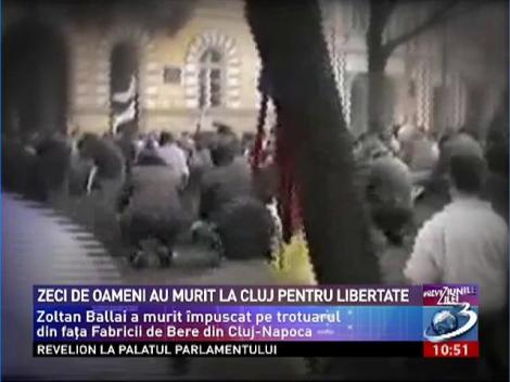 Zeci de oameni au murit la Cluj, în zilele Revoluţiei