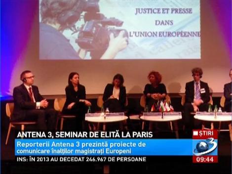 Antena 3, seminar de elită la Paris