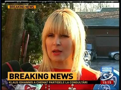 Elena Udrea: Traian Băsescu va avea un birou la PMP, eu l-am amenajat