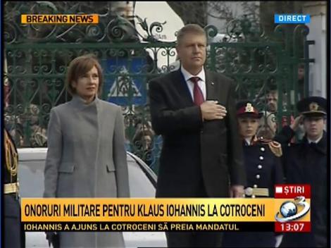 Klaus Iohannis a ajuns la Palatul Cotroceni