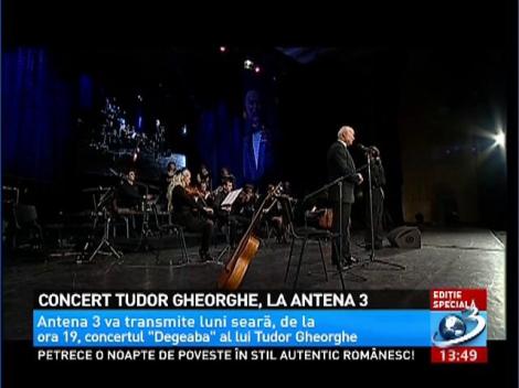 Concert Tudor Gheorghe, la Antena 3