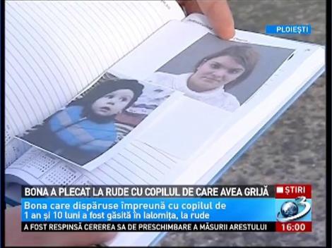 O bonă A PLECAT la rude cu copilul pe care îl avea în grijă