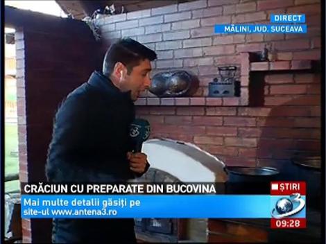 Crăciun cu preparate din Bucovina