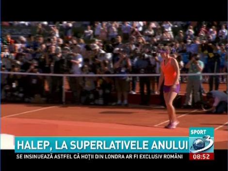 Halep, la superlativele anului