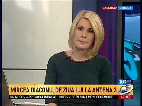 Mircea Diaconu, de ziua lui la Antena 3