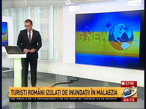 Turiştii rom&acirc;nii izolaţi de inundaţii &icirc;n Malezia