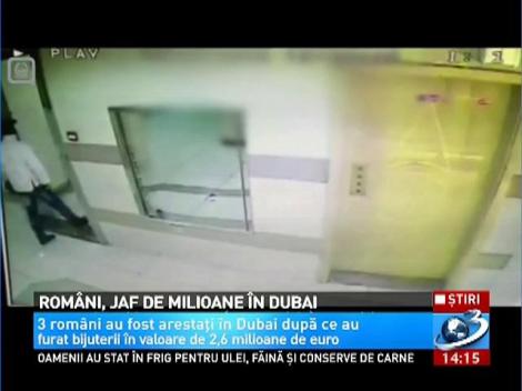 3 rom&acirc;ni au fost arestaţi &icirc;n Dubai după ce au furat bijuterii &icirc;n valoare de aproximativ 2,6 milioane de euro