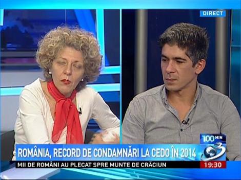 100 de Minute: Rom&acirc;nia, record  de condamnări la CEDO &icirc;n 2014