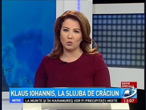 Klaus Iohannis, la slujba de Crăciun