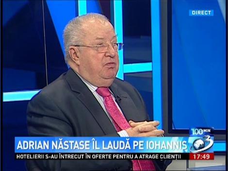 Adrian Năstase &icirc;l laudă pe Iohannis