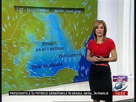 Cum va fi vremea &icirc;n următoarele zile