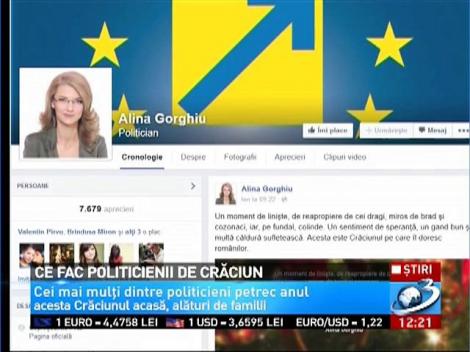 Ce fac politicienii de Crăciun