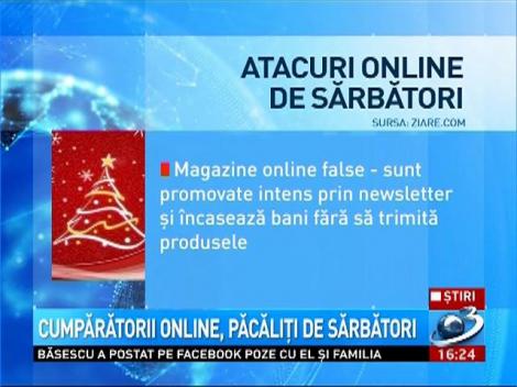 Cumpărătorii online, păcăliți de sărbători