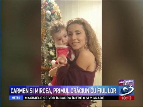 Carmen Brumă şi Mircea Badea, primul Crăciun cu fiul lor