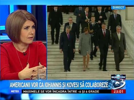Subiectiv: Americanii vor o colaborare &icirc;ntre Iohannis şi Kovesi