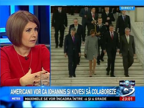 Subiectiv: Americanii vor o colaborare între Iohannis şi Kovesi