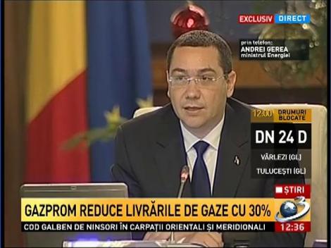 Ministrul pentru Energie: Rusia furnizează cantităţi reduse României de ceva timp