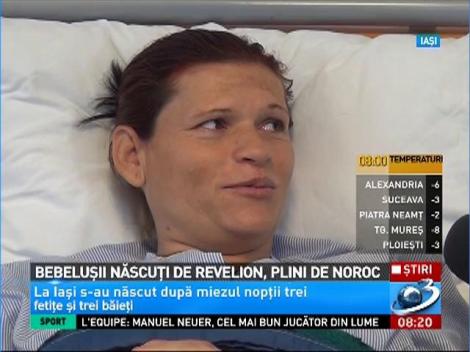 Bebeluşii născuţi de Revelion, plini de noroc