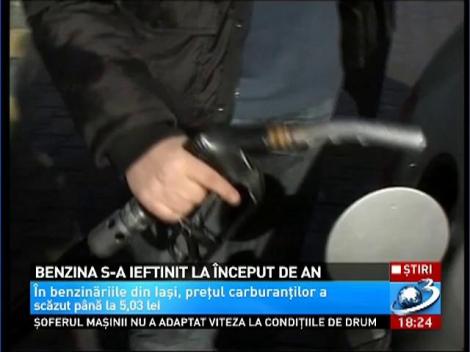 Benzina s-a ieftinit la început de an