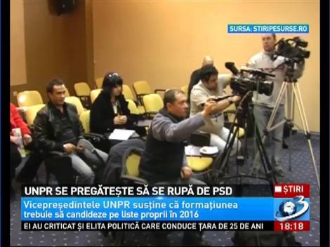 UNPR se pregăteşte să se rupă de PSD