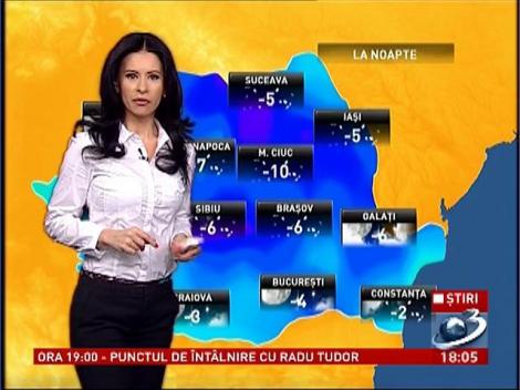 Prognoza meteo pentru următoarele zile!