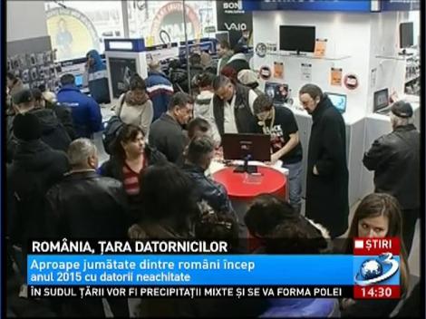 Rom&acirc;nia, ţara datornicilor. Aproape jumătate dintre rom&acirc;ni &icirc;ncep anul cu datorii neachitate şi apăsaţi de grija ratelor la bancă