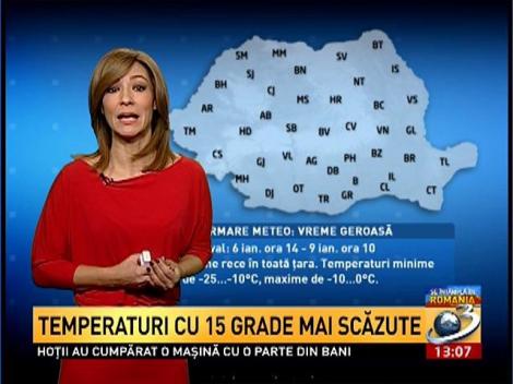 Gerul polar loveşte Rom&acirc;nia