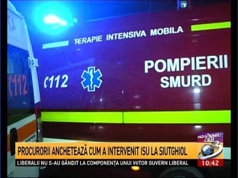 Procurorii anchetează cum a intervenit ISU la Siutghiol