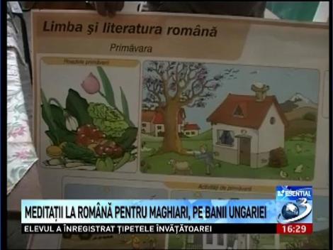 Meditații la limba română pentru maghiari, pe banii Ungariei