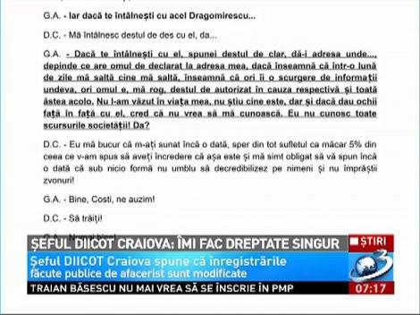 Şeful DIICOT Craiova, acuzat de ameninţare: "Îmi fac dreptate singur!"