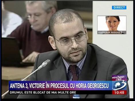 Antena 3, victorie în procesul cu Horia Georgescu