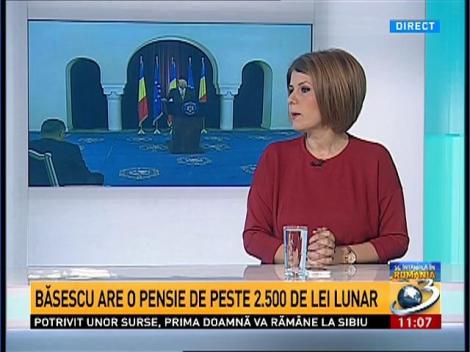 Traian Băsescu are o pensie de peste 2.500 de lei